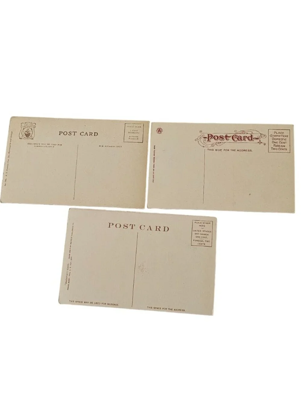 3 Minnesota Parks 1920s Postcards color Lithograph Cascade Como Conodan Park